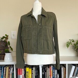 Old Navy - Army Green - Crop Utility Jacket